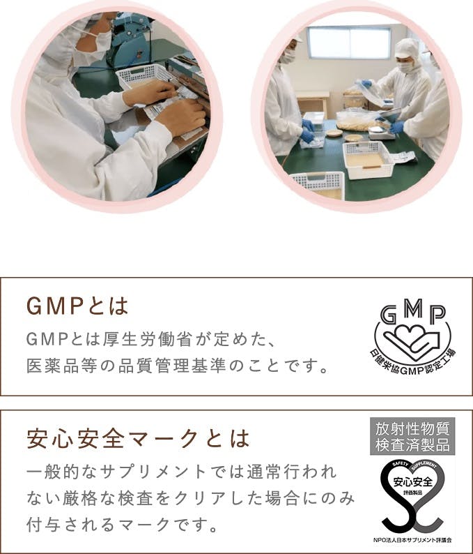 GMPとは厚生労働省が定めた、医薬品等の品質管理基準のことです。